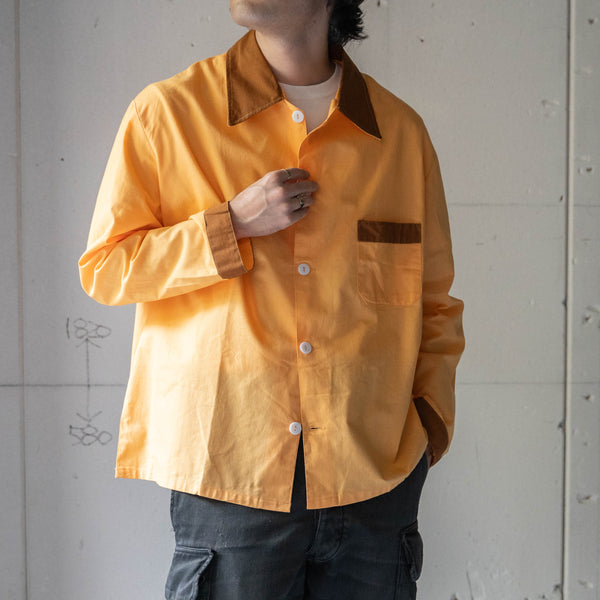 1990s Czech military orange color sleeping shirt 'dead stock’　