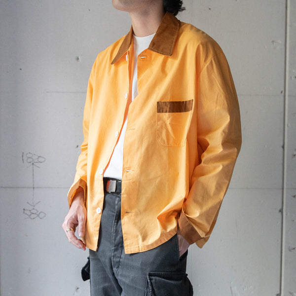 1990s Czech military orange color sleeping shirt 'dead stock’　