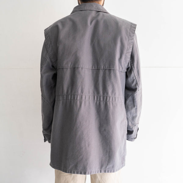 around 1980s German military gray color work jacket 'THW'