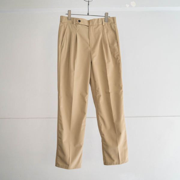 around 1990s Tunisia cotton × poly 2tack chino pants 'dead stock'