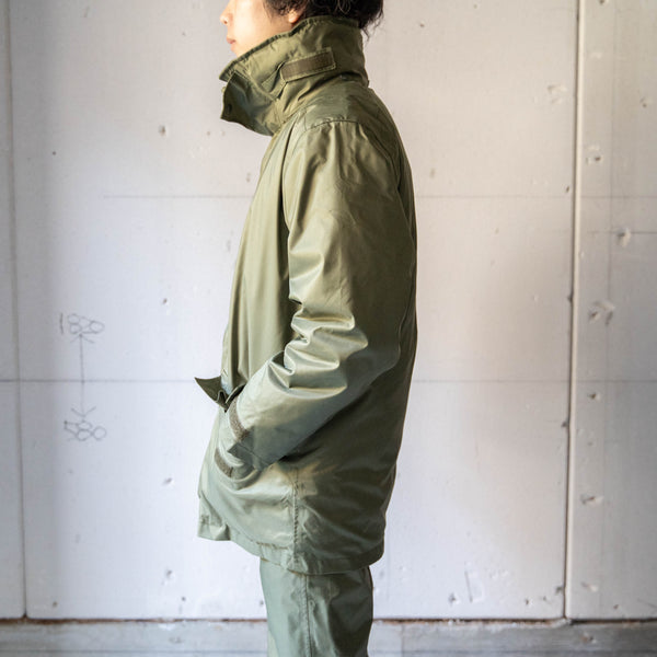 2000s Italian military green color deck jacket 'dead stock' -rare color-