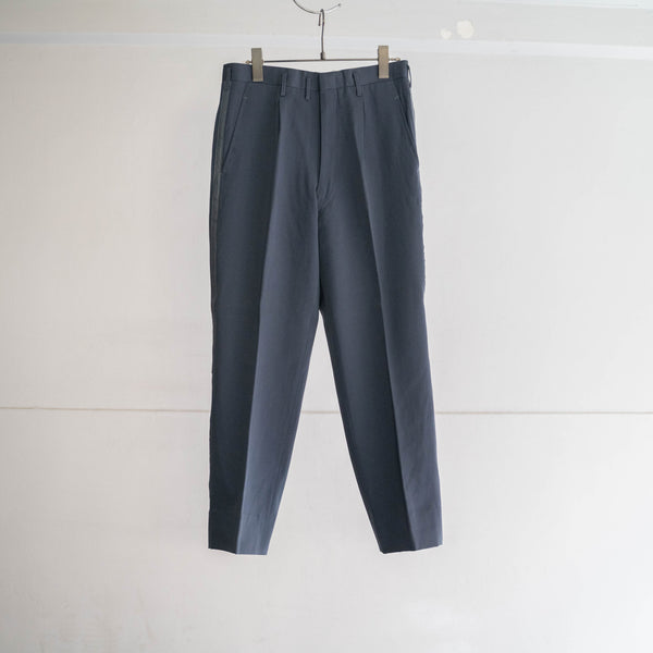 1980s Japan vintage blue side line slacks