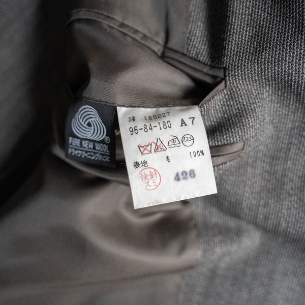 1990s Japan vintage light brown chambray set up