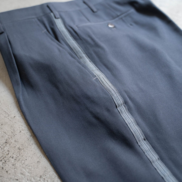 1980s Japan vintage blue side line slacks