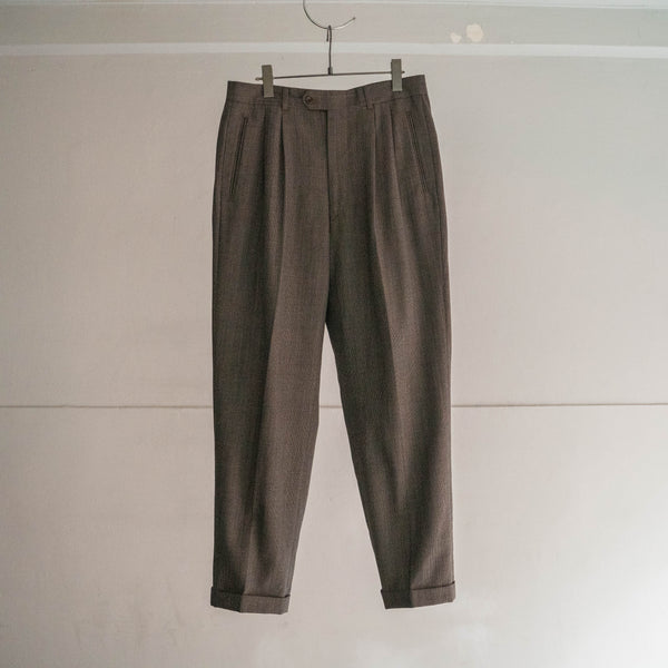 1990s Japan vintage light brown chambray set up