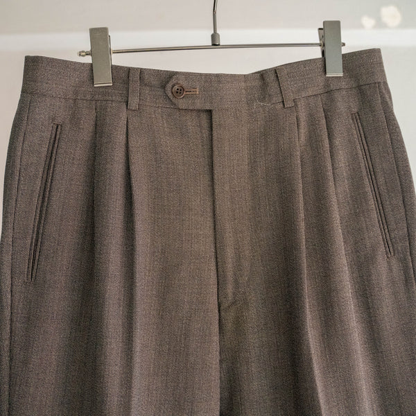 1990s Japan vintage light brown chambray set up