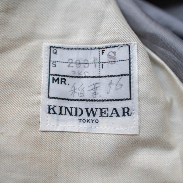1980s Japan vintage blue side line slacks