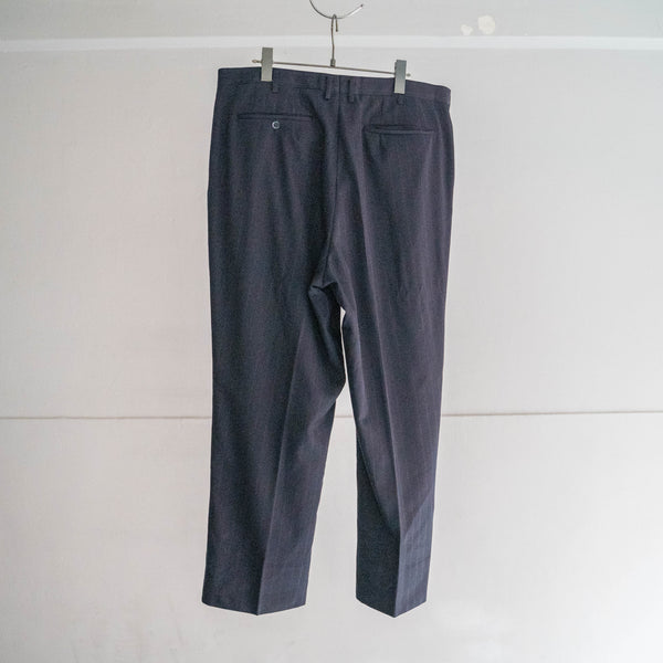 2000s japan vintage navy striped set up