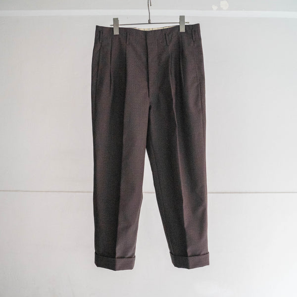 1960-70s Japan vintage purple brown set up -great fabric-