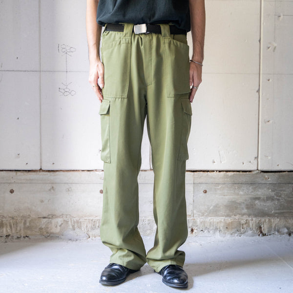 1990-00s Austrian military fatigue cargo pants -light weight-