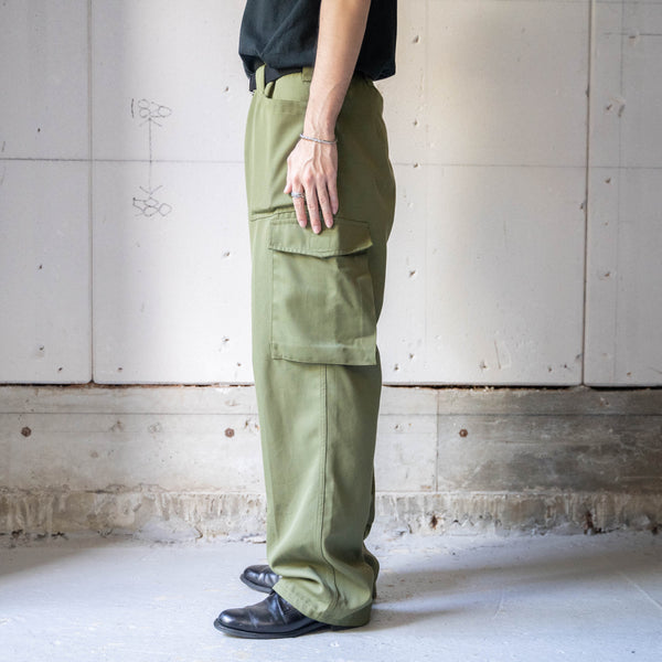 1990-00s Austrian military fatigue cargo pants -light weight-