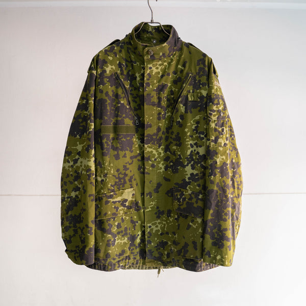 1980s Danmark military digital camouflage field coat