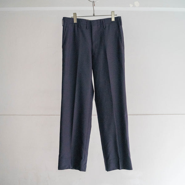 1970s Japan vintage navy all over pattern double breasted set up