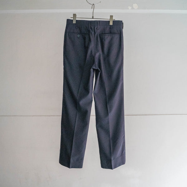 1970s Japan vintage navy all over pattern double breasted set up