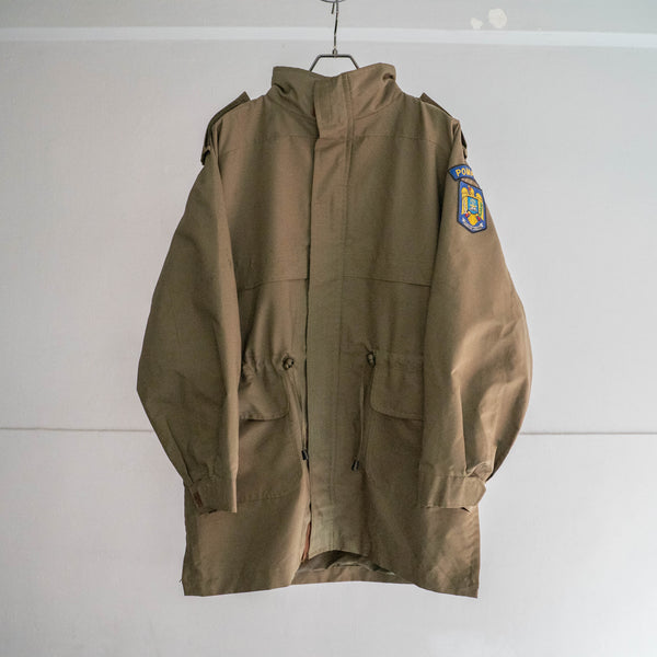 2000s Romanian military khaki color fireman jacket 'dead stock'