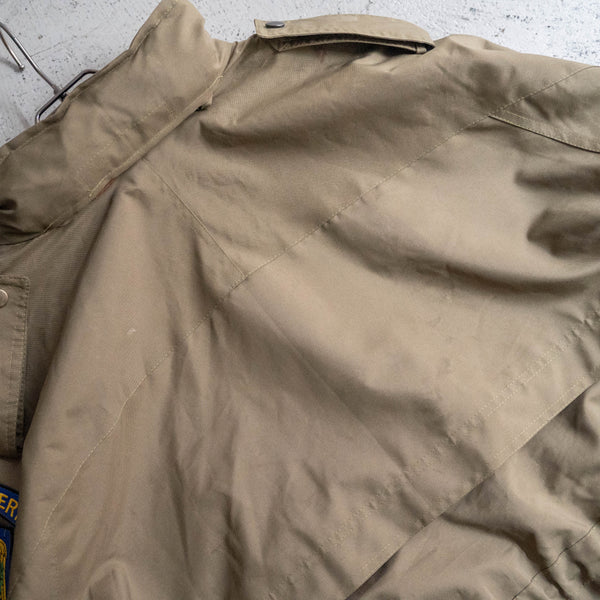 2000s Romanian military khaki color fireman jacket 'dead stock'