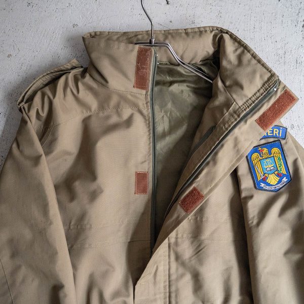 2000s Romanian military khaki color fireman jacket 'dead stock'