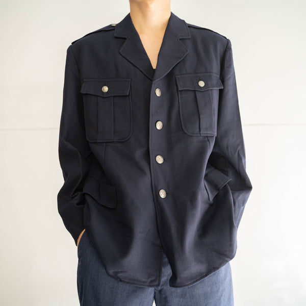 1970-80s Japan vintage AIR FORCE navy tailored jacket