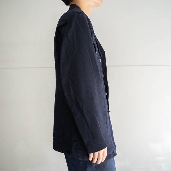 1970-80s Japan vintage AIR FORCE navy tailored jacket