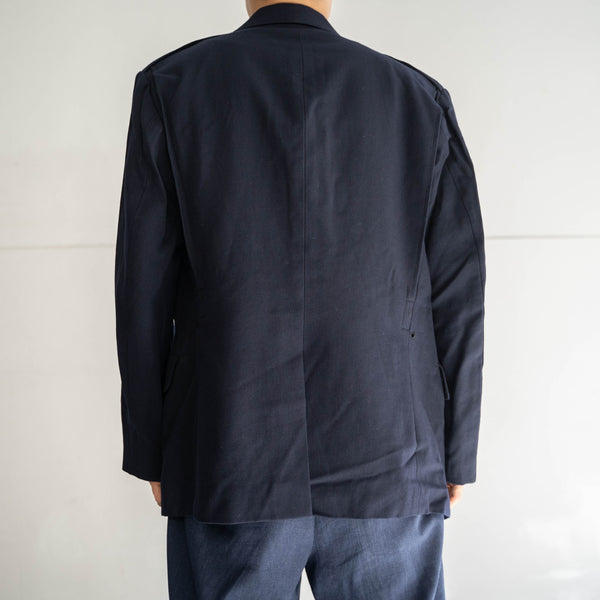1970-80s Japan vintage AIR FORCE navy tailored jacket