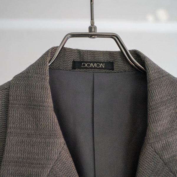 2000s Japan vintage light beige weavy set up