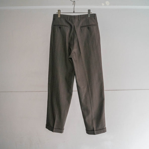 2000s Japan vintage light beige weavy set up