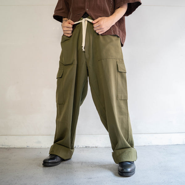 2000s Austrian military cargo pants -waist remake-