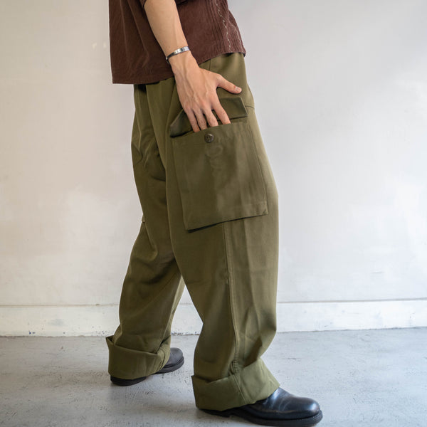 2000s Austrian military cargo pants -waist remake-