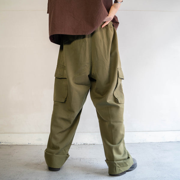 2000s Austrian military cargo pants -waist remake-