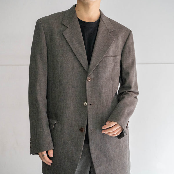 1990s Japan vintage light brown chambray set up