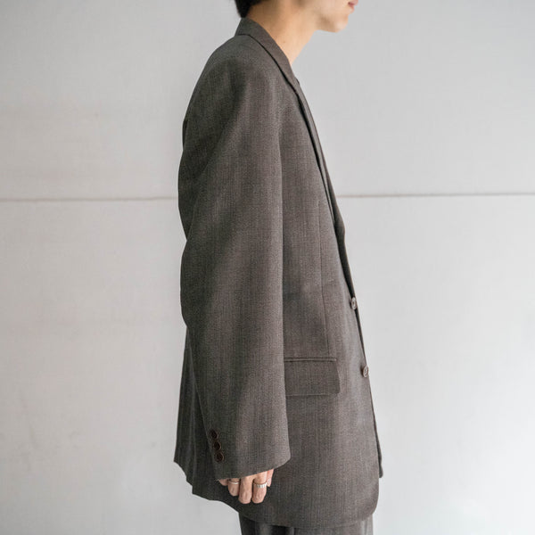 1990s Japan vintage light brown chambray set up