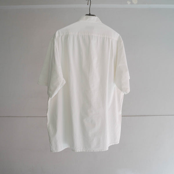 around 1990s Europe white tyrolean s/s smock shirt