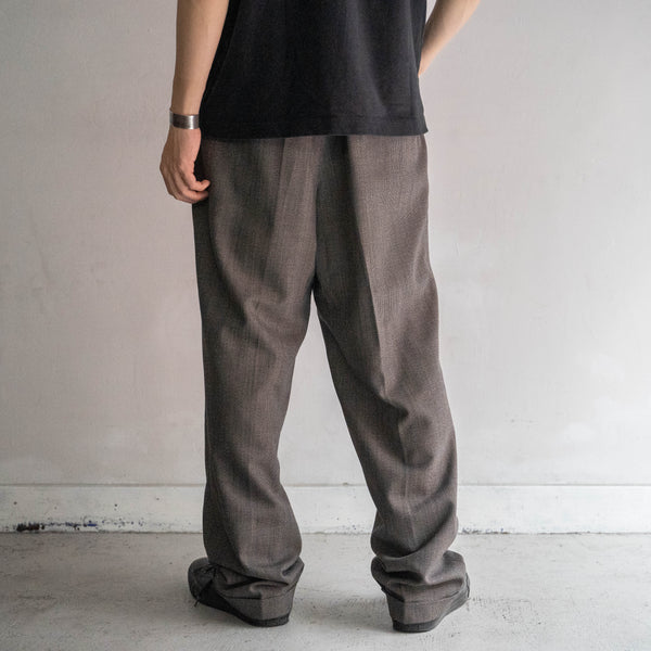 1990s Japan vintage light brown chambray set up