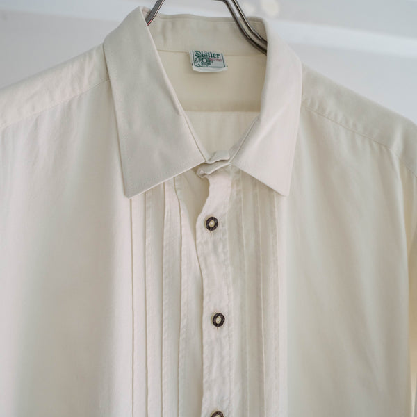 around 1990s Europe off white tyrolean l/s shirt