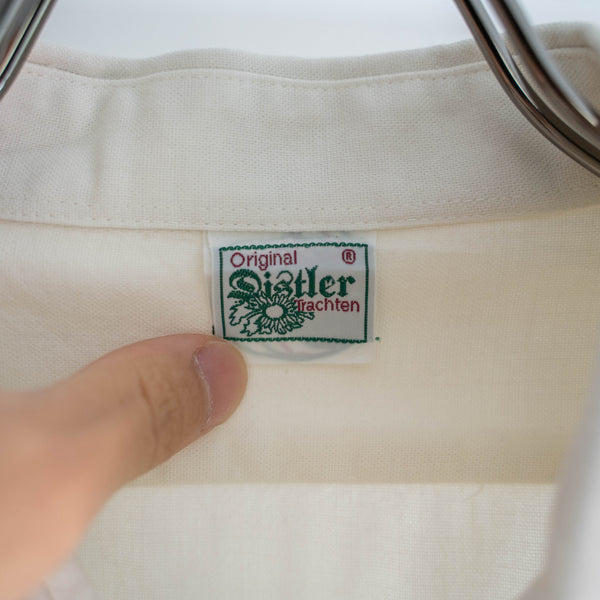 around 1990s Europe off white tyrolean l/s shirt