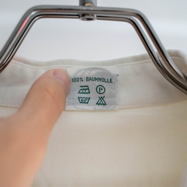around 1990s Europe off white tyrolean l/s shirt