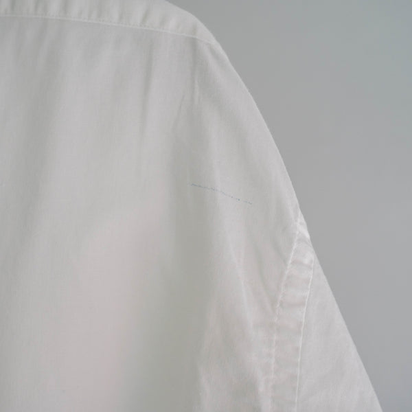 around 1990s Europe white tyrolean l/s smock shirt