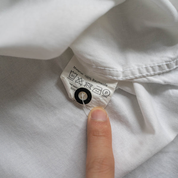 around 1990s Europe white tyrolean l/s smock shirt