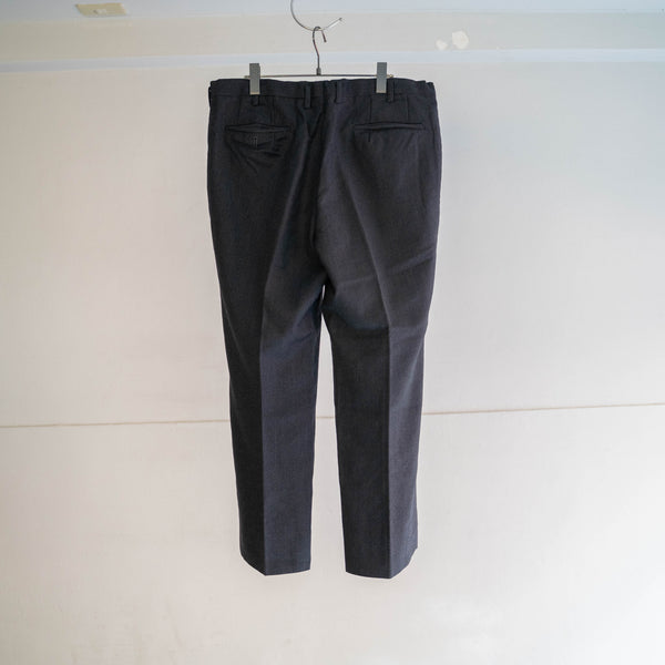 1990s Japan vintage gray check slacks -waist remake-