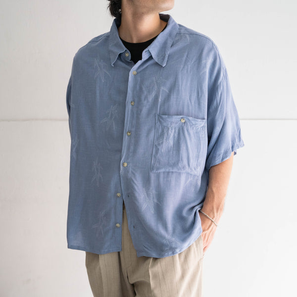 1990s piere cardin all rayon short sleeve shirt