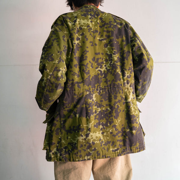 1980s Danmark military digital camouflage field coat