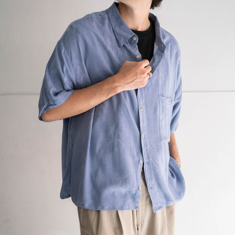 1990s piere cardin all rayon short sleeve shirt