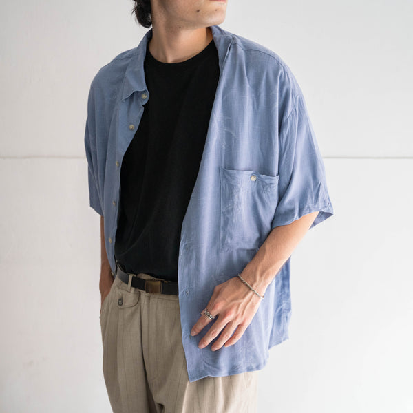 1990s piere cardin all rayon short sleeve shirt