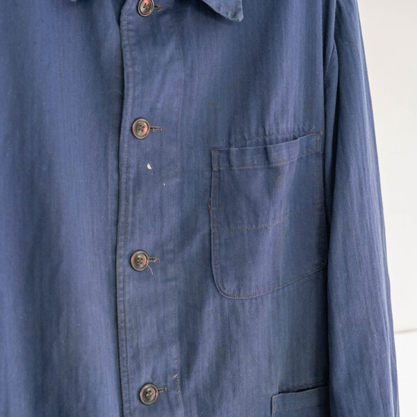 around 1970s Germany blue HBT work jacket