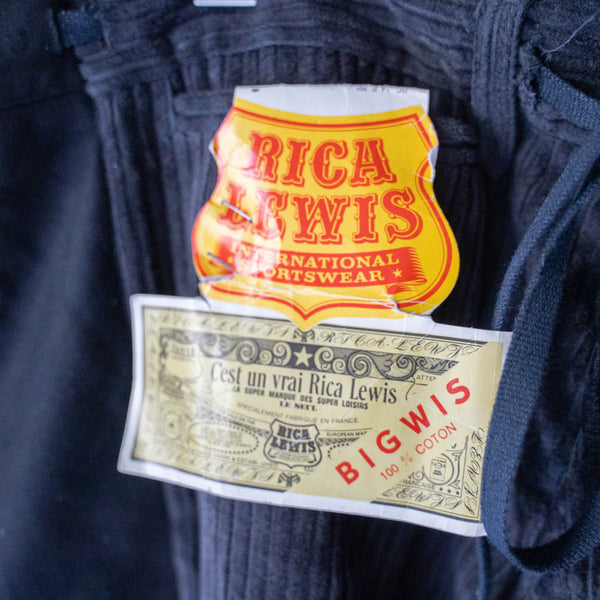 German police × RICA LEWIS corduroy docking wide cargo pants -waist code remake-