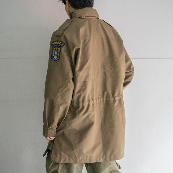 2000s Romanian military khaki color fireman jacket 'dead stock'