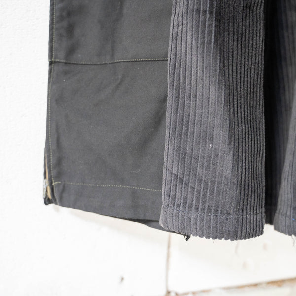 German police × RICA LEWIS corduroy docking wide cargo pants -waist code remake-