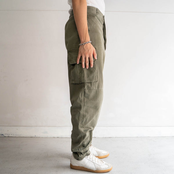 1960-70s French military m64 cargo pants -5　