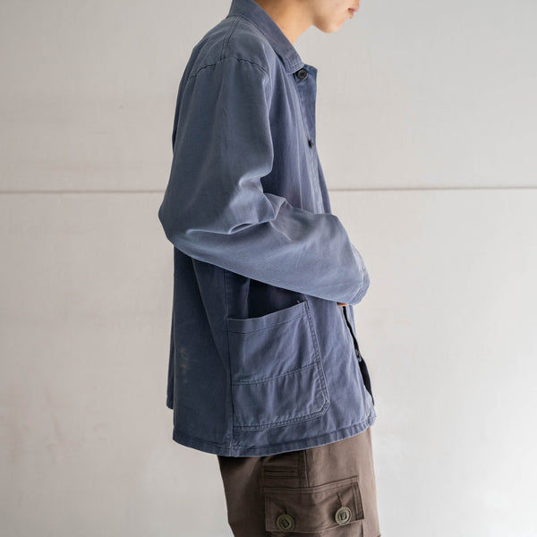 1980s Germany faded blue work jacket
