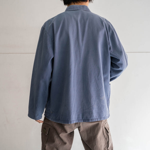 1980s Germany faded blue work jacket